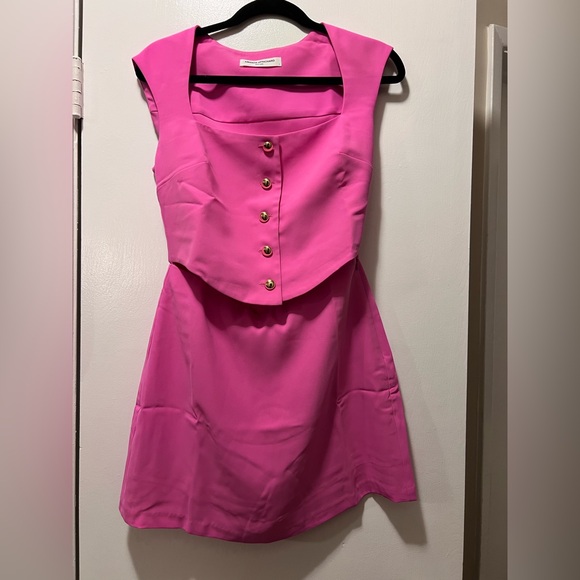 NWOT Amanda Uprichard Georgie Skort Romper, Size Small - Picture 2 of 9